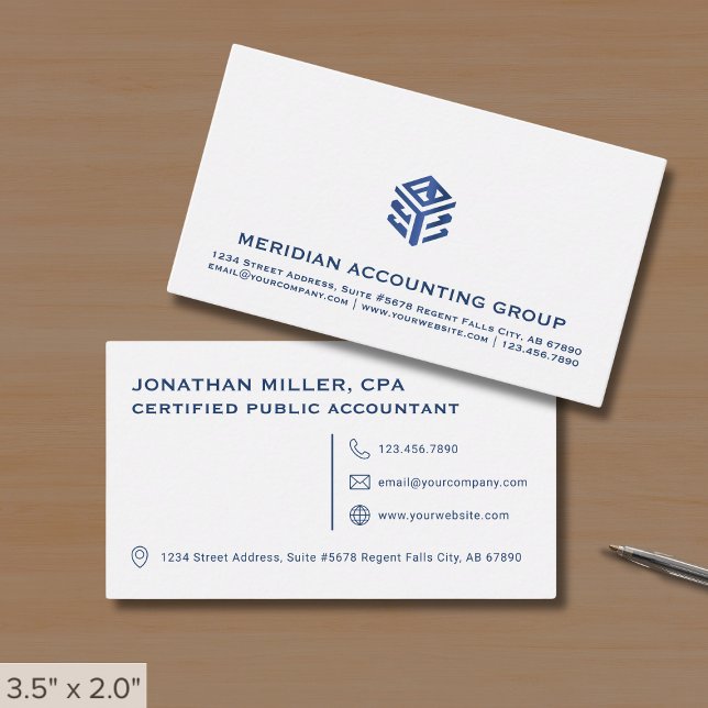 Tarjeta De Visita Simple Classic Professional (Subido por el creador)