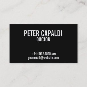 Tarjeta de visita simple con código de QR