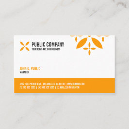 Tarjeta De Visita Simple Corporativo De Un Lado