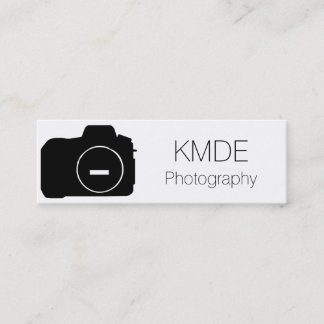 Tarjeta de visita simple de la fotografía