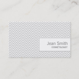 Tarjeta de visita simple del Cosmetologist del