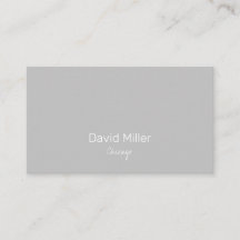 Simple Elegante Gris