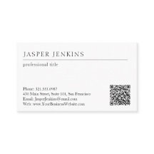 Simple elegante Profesional Minimal Moderno Código