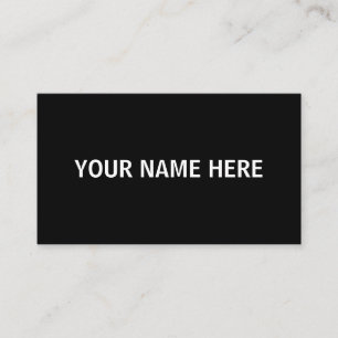 TARJETA DE VISITA SIMPLE ESCRITO DE LA MANIPULACIÓN MÍNIMA EN BLAN