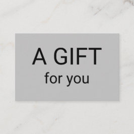 Tarjeta De Visita simple minimal añade tu nombre texto dirección log