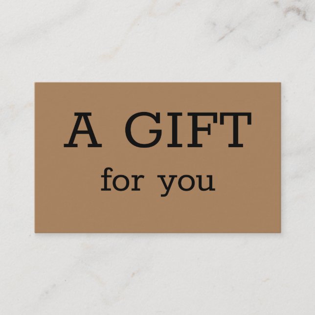 Tarjeta De Visita simple mínimo añadir el nombre dirección de texto  (Anverso)