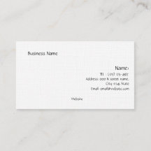 TARJETA DE VISITA SIMPLE PERSONALIZADA