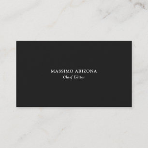 Tarjeta De Visita Simple Plano Moderno Gris Original Premium Perla
