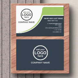 Tarjeta De Visita Simple Profesional 2 colores añada su logotipo Ver