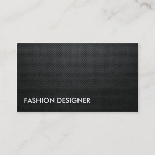 Tarjeta De Visita Simple profesional elegante negro del diseñador de
