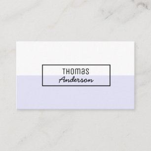 Tarjeta De Visita Simple profesional moderno minimalista de la