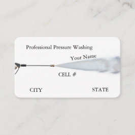 Tarjeta De Visita Simple Professional Pressure Washing