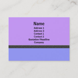 Tarjeta De Visita simple púrpura azul