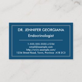 Tarjeta de visita simple y moderna del