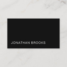 Simple y moderno Profesional Mínimo Blanco y Negro