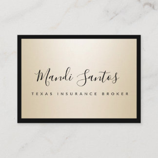 TARJETA DE VISITA SIMPLEMENTE CHAMPAGNE