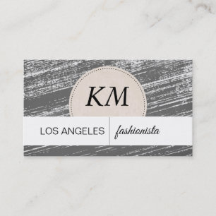 Tarjeta De Visita Simplemente Elegante Madera Vintage