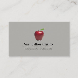Tarjeta De Visita Simplemente gris