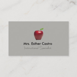 Tarjeta De Visita Simplemente gris