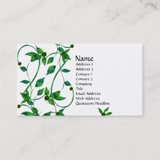 Tarjeta De Visita Simplemente verde