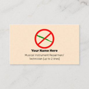 Tarjeta De Visita Sin Green Fls. Instrumento Tech Blanched Almond