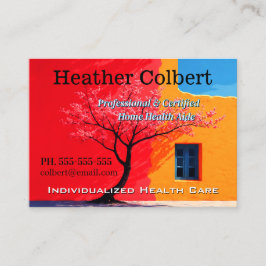 Tarjeta De Visita Sincere Friendly Cheerful Professional Caregiver 