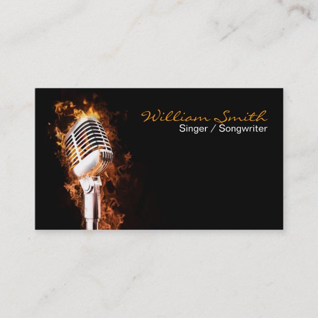 Tarjeta De Visita Singer Business card (Anverso)