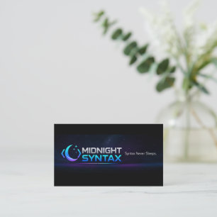 Tarjeta De Visita Sintaxis de medianoche