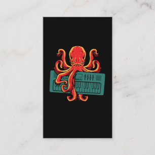Tarjeta De Visita Sintetizador de teclado Octopus analógico japoné