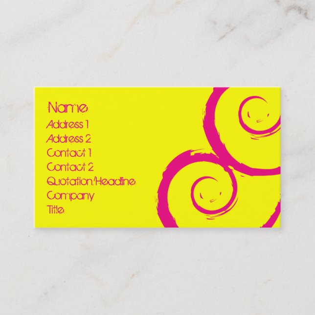 Tarjeta De Visita Sirena (Anverso)