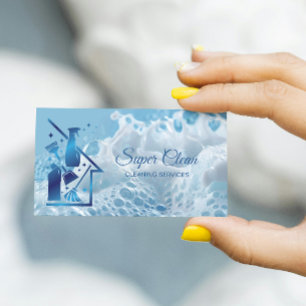 Tarjeta De Visita Sirvienta Limpieza de Hogares Servicios de Limpiez