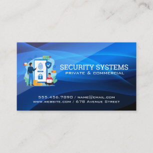Tarjeta De Visita Sistemas de Seguridad Protección de Identidad en