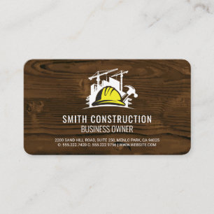 Tarjeta De Visita Sitio de Construcción Herramientas de Reparación