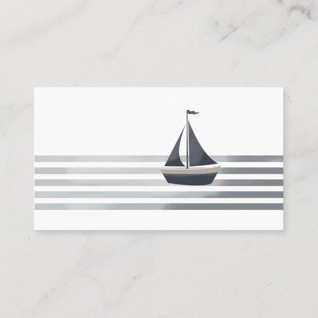 Tarjeta De Visita Sitio web del boda costero RSVP QR Code (Reverso)