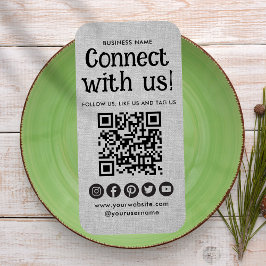 Tarjeta De Visita Sitio web profesional de medios sociales Modern Gr