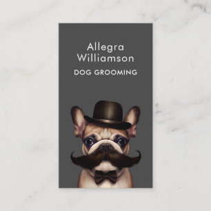 Tarjeta De Visita Sitter Mascota Perro Groomer Personalizado Bulldog