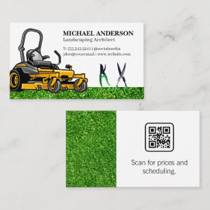Tarjeta De Visita Sitting Lawn Mower   Tiradores de cobertura   Gras