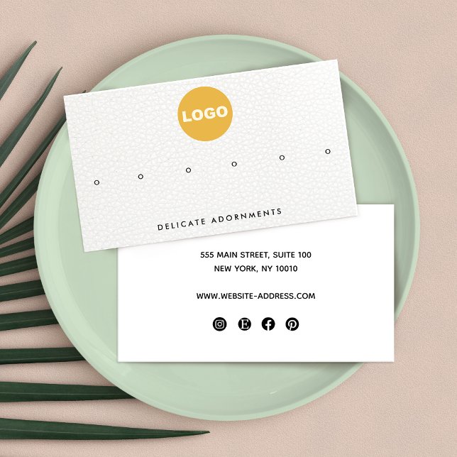 Tarjeta De Visita Six 6 Hole Stud Add Logo Earring Holder  (Subido por el creador)