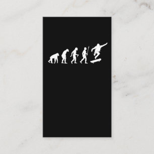 Tarjeta De Visita Skateboard Evolution Skateboarder