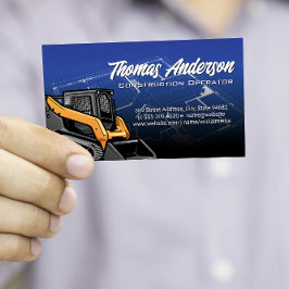 Tarjeta De Visita Skid Steer | Construcción | Blueprints