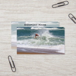 Tarjeta De Visita Skimboarding por Shirley Taylor