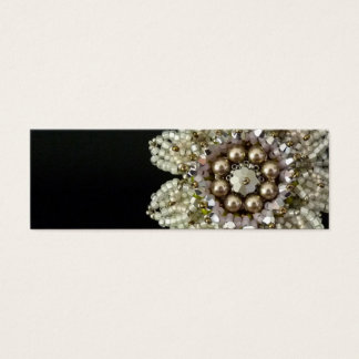 Tarjeta de visita Skinny Boda Dorado