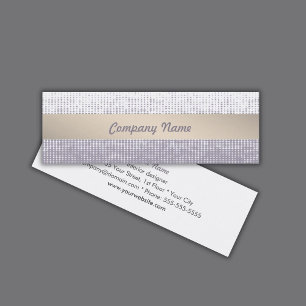 Tarjeta de visita Skinny del Diseñador del interio