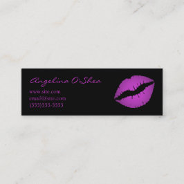 Tarjeta de visita Skinny Lipstick Violeta