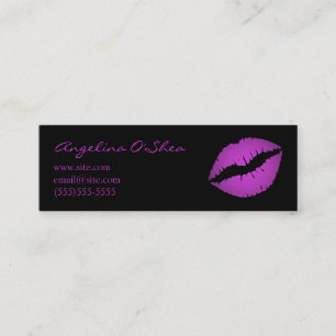 Tarjeta de visita Skinny Lipstick Violeta
