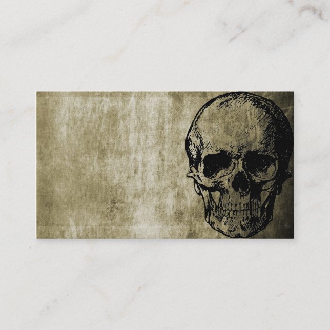 Tarjeta de visita Skull (Anverso)
