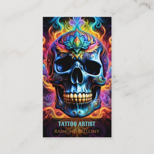Tarjeta de visita Skull (Anverso)