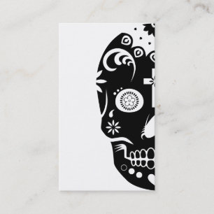 Tarjeta De Visita skullz del azúcar: 2
