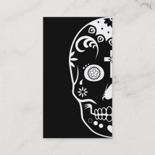 Tarjeta De Visita skullz del azúcar: 2