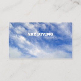 tarjeta de visita Sky Diving